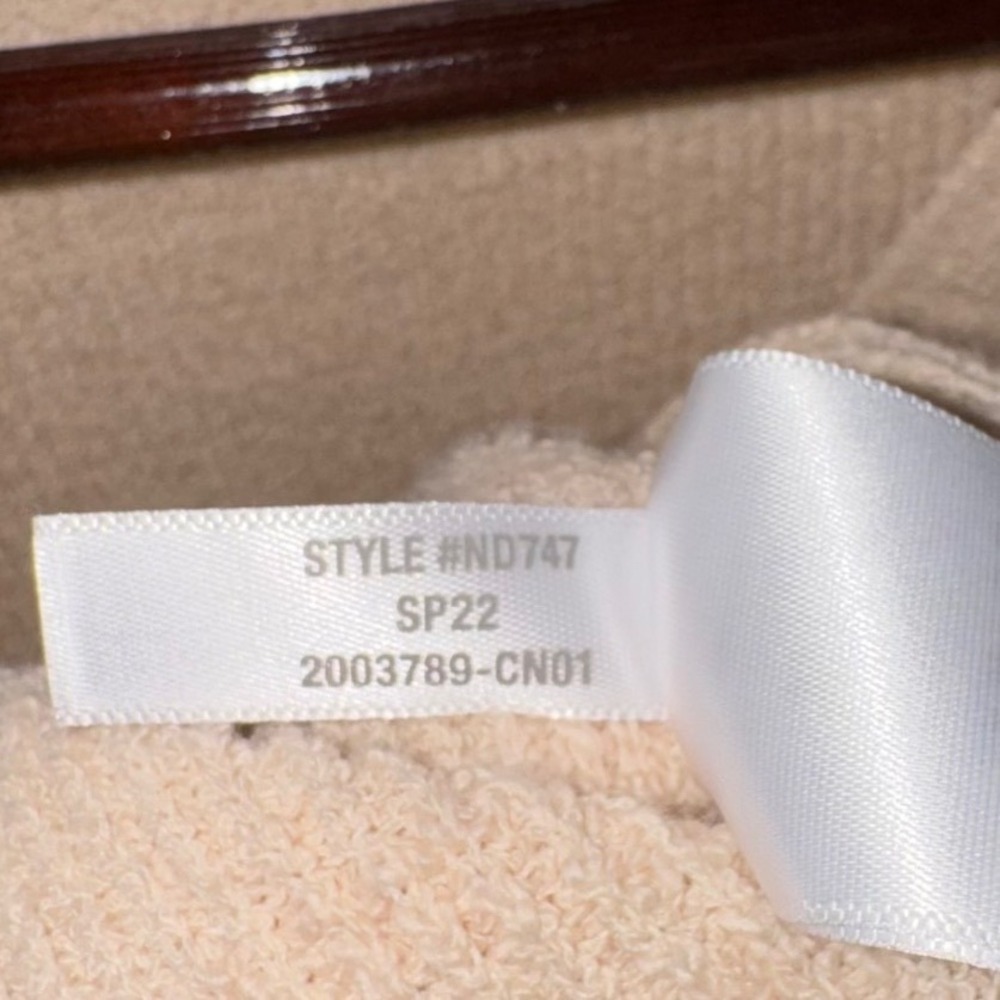 Madewell Birchmoor Cardigan Sweater Relaxed Fit Textured Ribbed Beige Large $98 - Picture 7 of 13